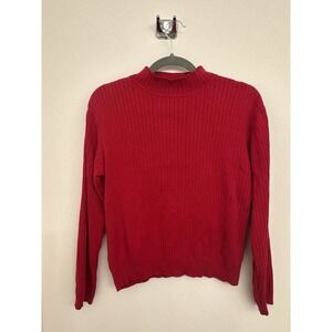 Chelsea Campbell for Charter Club Red Sweater Women's Vintage